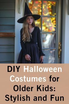 Costumes For 10 Year Girl, Halloween Costume For Girls 10-12, Halloween Costumes Middle Schoolers, Girls Costume Ideas Kids 10-12, Halloween Costumes For Girls 12-14 Year, Halloween Costumes 9year Girl, Easy Diy Girls Halloween Costumes, Homemade Girls Halloween Costumes, Kawaii Costumes Halloween