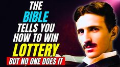 the bible tells you how to win lottry but no one does it with an image of a man's face