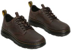 Utility Shoes, Brown Dr Martens, Hiker Style, Yellow Heels, Shoe Brushes, Crazy Horse, Us Man, Dr. Martens, Black N Yellow