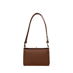 Plan C shoulder bag in leather  Adjustable shoulder strap Framed top with turn-lock closure  Feet protect bottom of bag  Approx. 9.8"H x 11.8"W x 5.9"D Made in Italy Bergdorf Goodman, Leather Shoulder Bag, Top Designers, Tops Designs, Shoulder Strap, In Italy, Turn Ons, Shoulder Bag, Italy