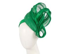 Stunning spring racing pillbox fascinator hat with large bow made from luxurious silk abaca fabric. This green fascinator by Fillies Collection is made by our experienced milliners in the heart of Melbourne and we can match it to your racing outfit if required.  Made in Australia  Exclusive Silk Abaca fabric  Fillies Collection brand  Comfortable headband Green Headband Fascinator For Evening, Green Fascinator For Summer Evenings, Green Evening Headband Fascinator, Green Evening Fascinator For Summer, Elegant Green Fascinator For Kentucky Derby, Green Spring Evening Fascinator, Green Summer Evening Fascinator, Green Headband Fascinator For Royal Ascot, Green Fascinator For Royal Ascot