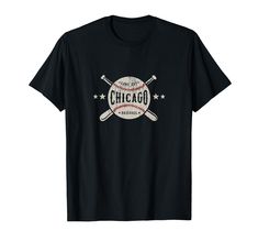 PRICES MAY VARY. Cool vintage graphic Chicago Illinois baseball t-shirt is perfect for sports fans from Chicago Illinois that love the game of baseball. Show your pride and love for Chicago IL with this original creative game day t-shirt design. Makes a great gift for any baseball fan that loves & calls Chicago Illinois home. This old school distressed retro worn looking graphic sports design tee is available in several colors for mens womens and kids tees. Lightweight, Classic fit, Double-needl Halloween Hombre, Baseball Graphic Tees, Chicago Baseball, Kids Tees, Baseball Tees, Mens Workout Clothes, Baseball Fan, Vintage Baseball, Vintage Graphic