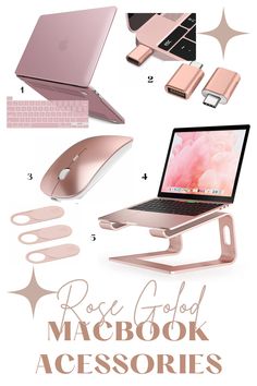 the rose gold macbook accessories are on sale for $ 3, 995 and they're up to $ 1, 500