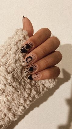 Unghie Nail Art, Witchy Nails, Nagellack Trends, October Nails, Goth Nails, Grunge Nails, Nail Swag, Trendy Nail Art