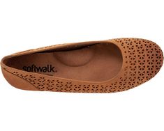 SoftWalk Sonoma | Zappos.com Comfortable Flats With Arch Support And Flat Heel, Comfortable Slip-on Flats With Arch Support, Comfortable Flats With Perforated Toe Box, Comfortable Flat Heel Slip-ons With Arch Support, Spring Flat Slip-ons With Arch Support, Synthetic Flats With Textured Sole, Comfortable Synthetic Flats With Ortholite Insole, Spring Synthetic Flats With Arch Support, Lightweight Comfortable Synthetic Flats