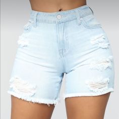 Fn Light Wash Distressed Denim! Nwt!! Size 7! Medium Strech! Great For Summer! *Shorts Look Lighter In Picture* Exclusive Offer: Buy 1, Get 1 Free!! Choose Free Item Of Less Then Or Equal Value ($15) Ripped Light Wash Shorts, Denim Blue Summer Shorts, Summer Mid-rise Distressed Shorts, Ripped Shorts For Summer, Summer Jean Shorts In Denim Blue, Denim Blue Summer Jean Shorts, Ripped Summer Shorts, Distressed Denim Blue Shorts, Ripped Short Summer Bottoms