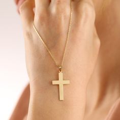 "14K Solid Gold Two Tone Crucifix Pendant, Mini Jesus Crucifix Necklace, Dainty Cross Necklace Gift For Christmas, First Communion Gift. Makes a perfect gift for bridesmaids, mom, wife, girlfriend, fiance or anybody else that is special to you. Comes in a cute gift box ready for gifting. Make it your own and add it to any outfit to add elegance and interest. The perfect versatile piece! D E T A I L S Material: * 100% 14K(585) Real Gold (no gold-filled or no gold plated material) Karat: 14k (585) Personalized Cross Pendant Jewelry Gift, Personalized Cross Pendant Jewelry For Gifts, Rose Gold 14k Cross Necklace Gift, Gold Cross Pendant Jewelry Gift, Classic 14k Gold Cross Necklace For Gift, Classic 14k Gold Cross Necklace As Gift, Gold Cross Necklace For Personalized Gift, 14k Gold Cross Pendant Jewelry Gift, Yellow Gold Cross Necklace For Gift