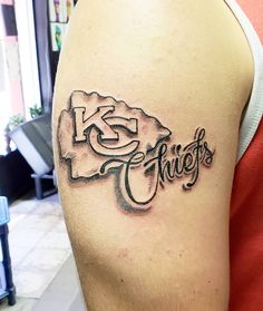 a tattoo with the word chiefs on it