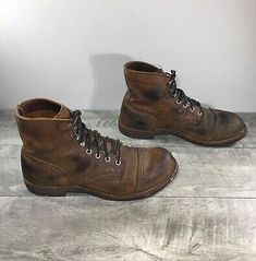 ad eBay - Red Wing 8115 Iron Ranger Copper Rough & Tough Work Cap Toe Mens Boots Size 9.5 - Buy Now, click the link (eBay) Iron Ranger, Red Wing, Men Clothing, Shoes Men