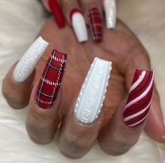 With the arrival of fall, it's time to showcase your style and creativity with stunning nail art designs inspired by the season. From warm earth tones to playful patterns, we've curated 17 original fa Celebratory Nails, Mystery Nails, Pedi Designs, Gel Nails Long, Winter Designs, Plaid Nails, Cute Christmas Nails, Dip Nails, Christmas Nails Easy