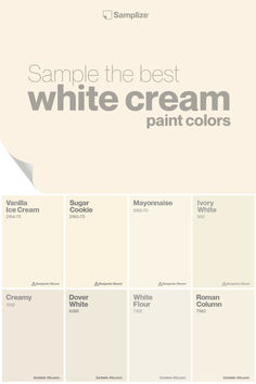 the best white cream paint colors