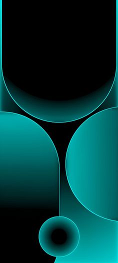 an abstract blue and black background with circles