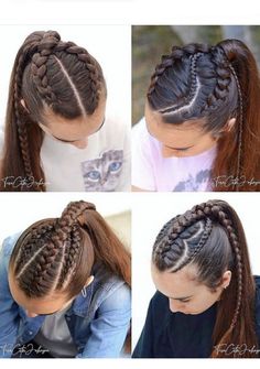 Hair Styling Hacks, Hair Styling Tutorials, Messy Ponytail Hairstyles, Have A Beautiful Sunday, Stylish Ponytail, Competition Hair, Hairstyle Examples, Easy Hairstyles For Thick Hair, Beautiful Sunday