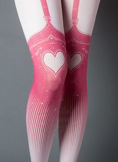 All tights are hand made to order and are ready to ship within 6 business days after payment is received. Shipping itself usually takes 7-20 business days. If you're in a hurry, please purchase a shipping upgrade upon checkout. We are extremely proud to introduce our new collection! <3 <3 <3 Our amazing garters print Thigh Highs illusion pantyhose is now available with a heart. Pink printed on light pink tights. <3 <3 <3 One size. Fits most from XS up to L From 155cm to 167cm h Cute Thigh-high Fitted Stockings, Cute Thigh High Fitted Stockings, Cute Fitted Thigh-high Stockings, Fitted Pink Footless Tights, Fitted Footless Pink Tights, Cute Fitted Thigh-high Tights, Cute Thigh High Stretch Stockings, Cute Thigh High Stretch Tights, Pink Fitted Thigh-high Legwear