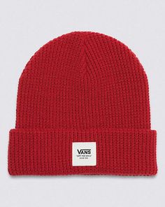 Keep your noggin warm in the Vans Waffle Cuff Beanie. Featuring a cozy waffle knit in a woven acrylic fabric, this stylin' beanie also boasts a classic Vans® woven label for added branding. 100% Acrylic fabric Waffle knit cuff beanie 7 1/2'' height Vans woven label Classic Vans, Vans Off The Wall, Acrylic Fabric, Woven Label, Woven Labels, Knit Cuff, Waffle Knit, Waffles, Cuff