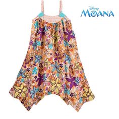 Colorful And Fun Authentic Disney Moana Swim Coverup Dress In Size 3. This Adorable Dress Has Vibrant Colors And All Over Prints Of Moana, Pua, Hei Hei And Hawaiian Florals. Spaghetti Straps Feature Tassels In Front. Asymmetrical Hem. Upf 50+ 100% Viscose, Machine Washable. New With Tags On. Pet Free, Smoke Free Home. Moana Swimsuit, Moana Pua, Coverup Dress, Party Frocks, Swim Cover Up Dress, Disney Moana, Swim Coverup, Swimsuit Set, Disney Merchandise