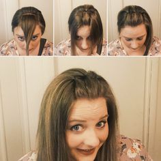 Hair Styles Growing Out Bangs, How To Clip Back Bangs, Styles For Growing Out Bangs, Growing Out Bangs Hairstyles Over 50, How To Pull Back Bangs, Ways To Pin Back Bangs, Pin Up Bangs, Pin Back Bangs, Growing Out Fringe