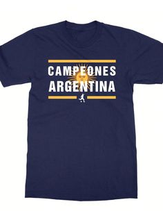 Campeones Argentina 2024 Soccer Fans Champs Inspired Unisex T-ShirtCampeones Argentina 2024 Soccer Fans Champs Inspired Unisex T-Shirt Navy Blue Casual  Short Sleeve  Animal,Letter,Striped    Men Clothing, size features are:Bust: ,Length: ,Sleeve Length: Summer Sports T-shirt With Screen Print, Graphic Tee T-shirt With Team Name For Summer, Fan Apparel T-shirt With Front Print And Crew Neck, Fan Apparel T-shirt With Crew Neck And Front Print, Fan Apparel Crew Neck T-shirt With Front Print, Sports T-shirt With Front Print And Crew Neck, Sports Crew Neck T-shirt With Front Print, Summer Graphic Tee With Team Name, Fan Apparel Tops With Front Print And Crew Neck