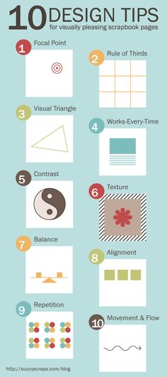 the top ten design tips for creating infos