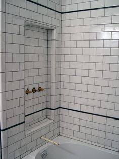 the bathroom is clean and ready to be used by someone in their home or business