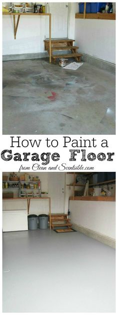 how to paint a garage floor