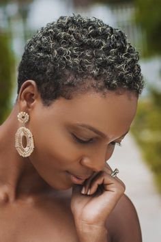 Hair Care Update | Hangin' with Cam | Caribbean Blogger Black Hair Haircuts, Natural Crown, Big Chop Natural Hair, Waves Haircut, Short Natural Curly Hair, Skin Tattoo