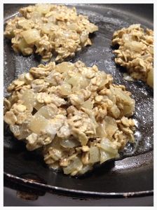 some food is cooking in a skillet on the stove and ready to be cooked