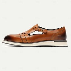 Gentleman Office, British Gentleman, Leather Cuts, Mens Sandals, Leather Shoes, Leather Sandals, Gentleman, Cut Out, Brown Leather