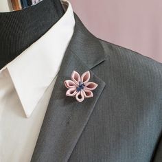 Men's Lapel Pin / Lotus Flower Lapel Pin / Wedding | Etsy Elegant Flower-shaped Wedding Pins, Elegant Flower Wedding Pins, Formal Pink Brooch Lapel Pin, Formal Pink Lapel Pin Brooch, Blue Flower Brooch For Wedding, Formal Pink Lapel Pin, Flower Shaped Wedding Brooch Pin, Elegant Pink Wedding Brooches, Blue Wedding Brooches With Handmade Flowers