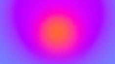 an orange and pink circular pattern on a blue background