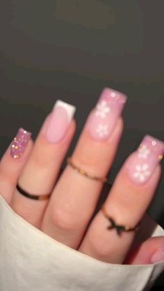 Hand And Finger Tattoos, Polygel Nails, Acrylic Nails Coffin Pink, Nails Only, Sparkly Nails