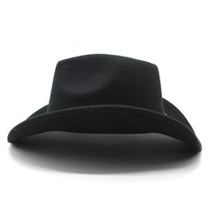 Complete your look with this charming unisex hat, featuring an interesting solid pattern that adds a touch of novelty. Crafted with a blend of cotton, polyester, and wool, this hat exudes a modest design. The wide brim feature enhances its appeal, making it a must-have accessory. Don't miss out on this great addition to your wardrobe.Specifications Style: Formal Pattern Type: Solid Origin: Mainland China Material: Cotton,Polyester,Wool Item Type: Cowboy Hats Gender: Unisex Feature: Multifunction Department Name: Adult Brand Name: GeraldBlack Applicable Season: Four Seasons Applicable Scene: Party When purchasing clothing, shoes, and/or belts; please follow the size chart. Please click on "Size Charts" located on the menu bar to learn how to get your measurements before buying. Shipping Thi Vintage Adjustable Fedora In Solid Color, Vintage Adjustable Fedora, Vintage Adjustable Solid Fedora, Casual Black Flat Cap Felt Hat, Adjustable Solid Top Hat With Short Brim, Fitted Casual Felt Hat Flat Cap, Fitted Casual Felt Flat Cap, Western Style Solid Color Fedora Hat, Winter Retro Adjustable Fedora