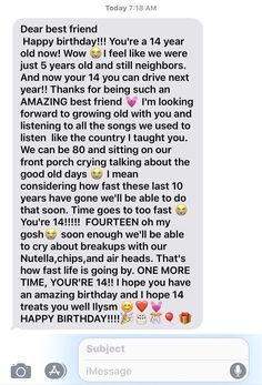 the text message was sent to someone on their birthday day, and it looks like they are