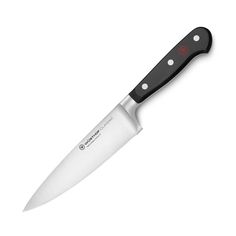 a black and white knife on a white background