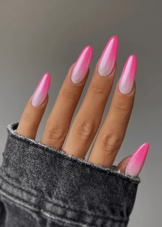 Get ready for summer with these trendy nail designs! From bright colors to fun patterns, these 85 summer nails ideas will make your nails pop. #summernails #funnails #nailideas #naildesigns #nailinspo #ombrenails Bright Pink Chrome Nails, Vibrant Nail Colors, Summer Nails Ideas, Bright Pink Nails, Fun Summer Nails, Trendy Nail Designs, Unghie Sfumate, Nail Decor