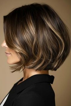 Bob Hair Color, Messy Bob Hairstyles, Shoulder Length Bob, Hair Inspiration Short, Haircuts For Medium Hair, Hair Clothes