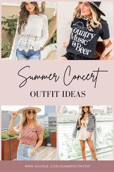 Summer is the perfect time for concerts and festivals which means you need something to wear! If you are looking for the perfect summer concert ideas, let me show you some of my favorites! Rhinestones and fringe are big, cowboy boots and hats and country chic are all the rage. Check out the blog for more and don't miss the discount code! 😉