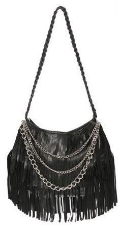 Vanessa Chain Messenger – JJ Winters Clothes Pieces, Leather Fringe Purse, Western Bag, Fringe Crossbody Bag, Western Purses, Chain Fringe, London Style, Fringe Purse, 2025 Fashion