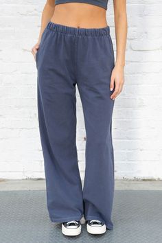 Brandy Melville Rosa Sweatpants, Rosa Sweatpants, Cute Sweatpants, Blue Sweatpants