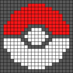 a cross stitch pattern with a skull wearing a red hat on it's head