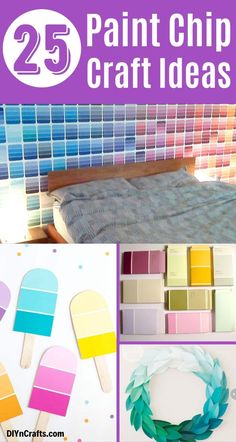 the 25 paint chip craft ideas