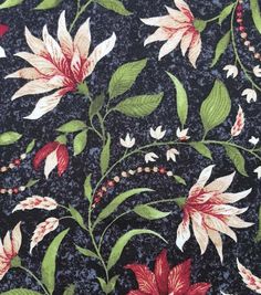 an image of a floral pattern on fabric