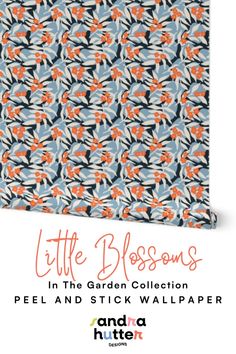 the little blossoms in the garden collection peel and stick wallpaper is available for purchase