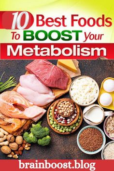 Metabolism is the process by which our body converts food into energy. A high metabolism rate means that our body is converting food into energy at a faster rate. Unfortunately, due to a variety of factors, many people experience a slower metabolism rate than they would like. Fortunately, there are ways to naturally boost your Metabolism Recipes, Metabolic Recipes, Pro Metabolic, High Metabolism, Slow Metabolism, Fast Metabolism, Natural Foods