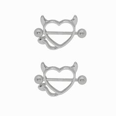 Introducing our Cheeky Devil Nipple Piercing – a playful and daring piece that combines a heart-shaped design with a devilish tail. This unique adornment adds a touch of mischievous charm to your piercing collection. Crafted with meticulous attention to detail, the Cheeky Devil Nipple Piercing offers a balance between sweetness and edge Material: 316L Stainless Steel Bar thickness 1.6mm (14 Gauge) Bar length: 16mm Heart attachments: 6mm Hypoallergenic Water-proof and sweat-proof Suitable for: Ni Adjustable Silver Heart Body Jewelry, Piercing Collection, Titanium Jewelry, Gold Vermeil Jewelry, Stainless Steel Bar, Microfiber Cleaning Cloths, Vermeil Jewelry, Steel Bar, Clean Microfiber