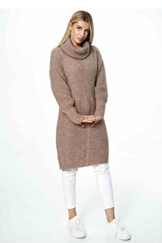 Sweaters & Jumpers Long Jumpers, Outwear Women, Shangri La, La Fashion, Long Sweaters, Suits For Women, Knit Dress, Jumper, Dress Outfits