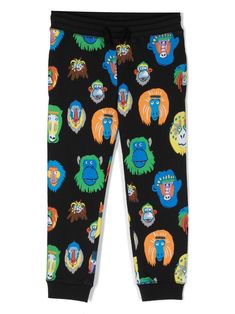 Cotton Graphic Print Bottoms For Playwear, Cotton Bottoms With Graphic Print For Playwear, Casual Graphic Print Bottoms For Playwear, Knitted Animals, Stella Mccartney Kids, Boys Casual, Top Gifts, Ballet Flat Shoes, Drawstring Waistband