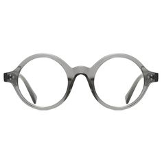 This vintage Round/Circle glasses are suitable for both men and women. The circle frame will balance out any sharp angles, making this style perfect for square, diamond, and heart-shaped faces.This designer round eyeglass frame is available with prescription lenses, blue light blocking lenses,bifocal and progressive le Grey Glasses, Circle Glasses, Round Eyeglasses Frames, Circle Frame, Free Frames, Grey Frame, Round Eyeglasses, Circle Frames, Round Circle