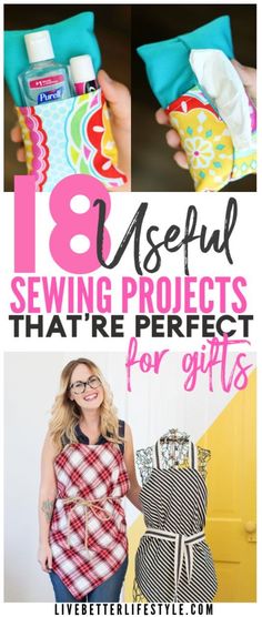 These sewing projects are easy to make and useful for daily life and the great thing is you can sell it and make some money for yourself! Definitely a must read post! #craft #sewing #DIY #beginners Useful Sewing Projects, Sew Gifts, Projects To Sell, Sewing Projects Clothes, Costura Diy, Beginner Sewing Projects Easy, Sewing Projects For Kids, Craft Sewing, Sewing Diy