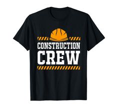 PRICES MAY VARY. Birthday crew construction birthday party Construction crew party Lightweight, Classic fit, Double-needle sleeve and bottom hem Construction Birthday Parties, Construction Birthday, Branded T Shirts, Top Styles, Fashion Branding, Birthday, T Shirt